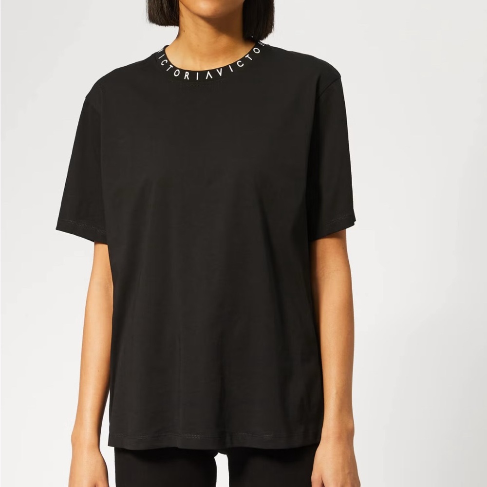 Victoria Beckham women’s logo Black T-Shirt